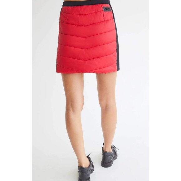 NWT Alp N Rock Valentina Womens Skirt Ski Apres Red Black Small MSRP$329 - Picture 8 of 17